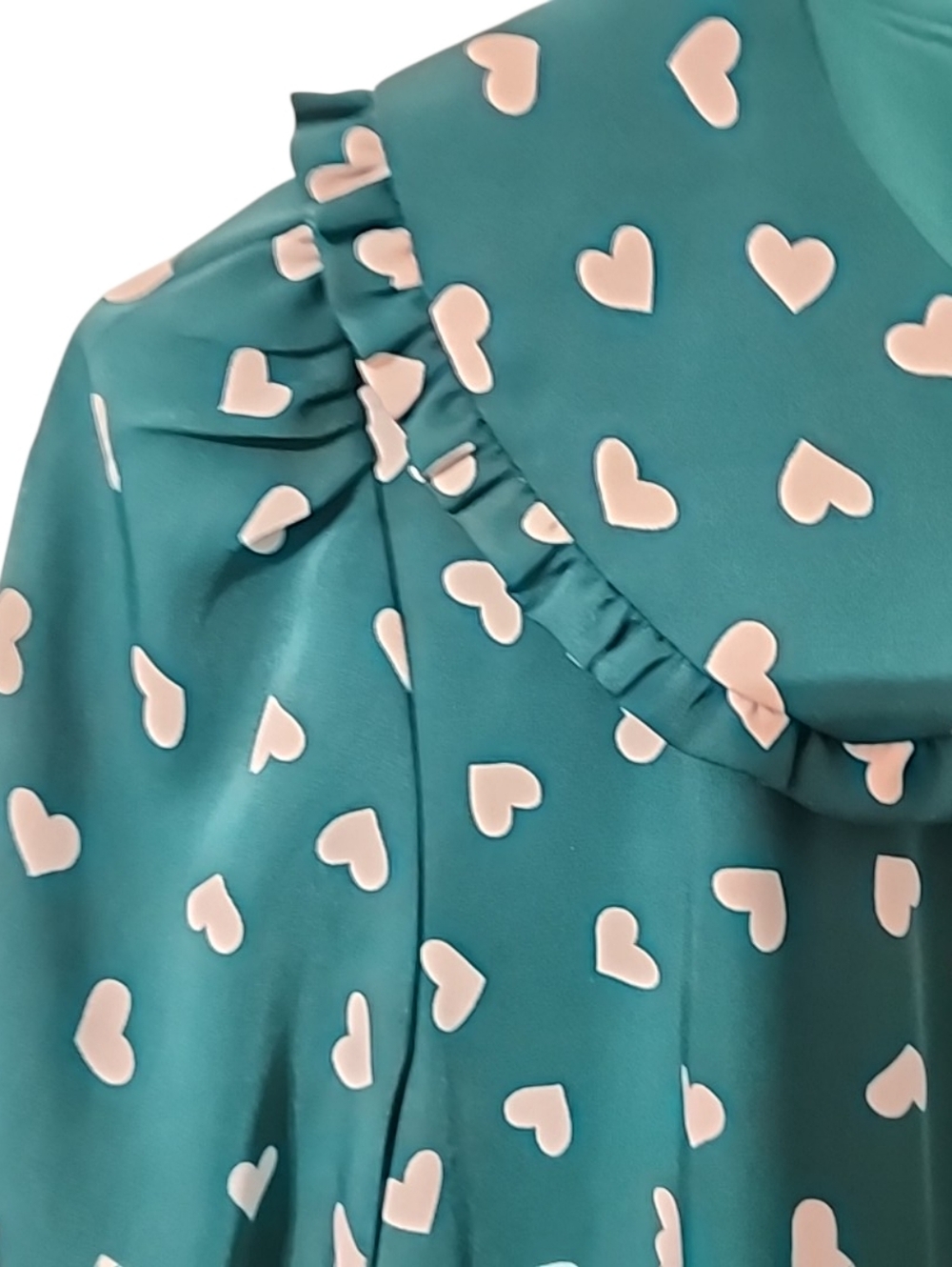 Sugar Lips Puff Sleeves Mini Dress. Small - Picture 3 of 6
